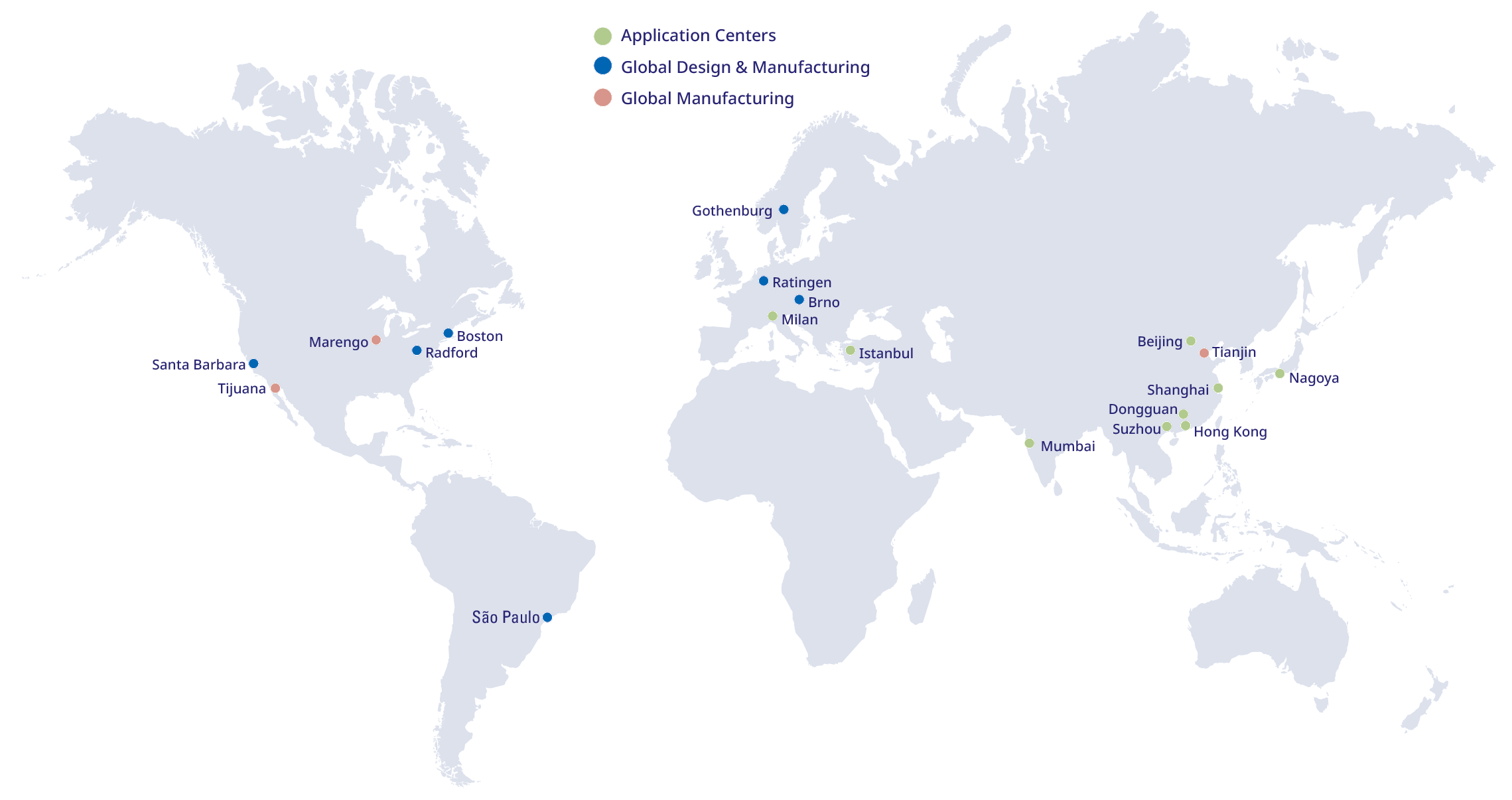 Global English, Copart Global Locations
